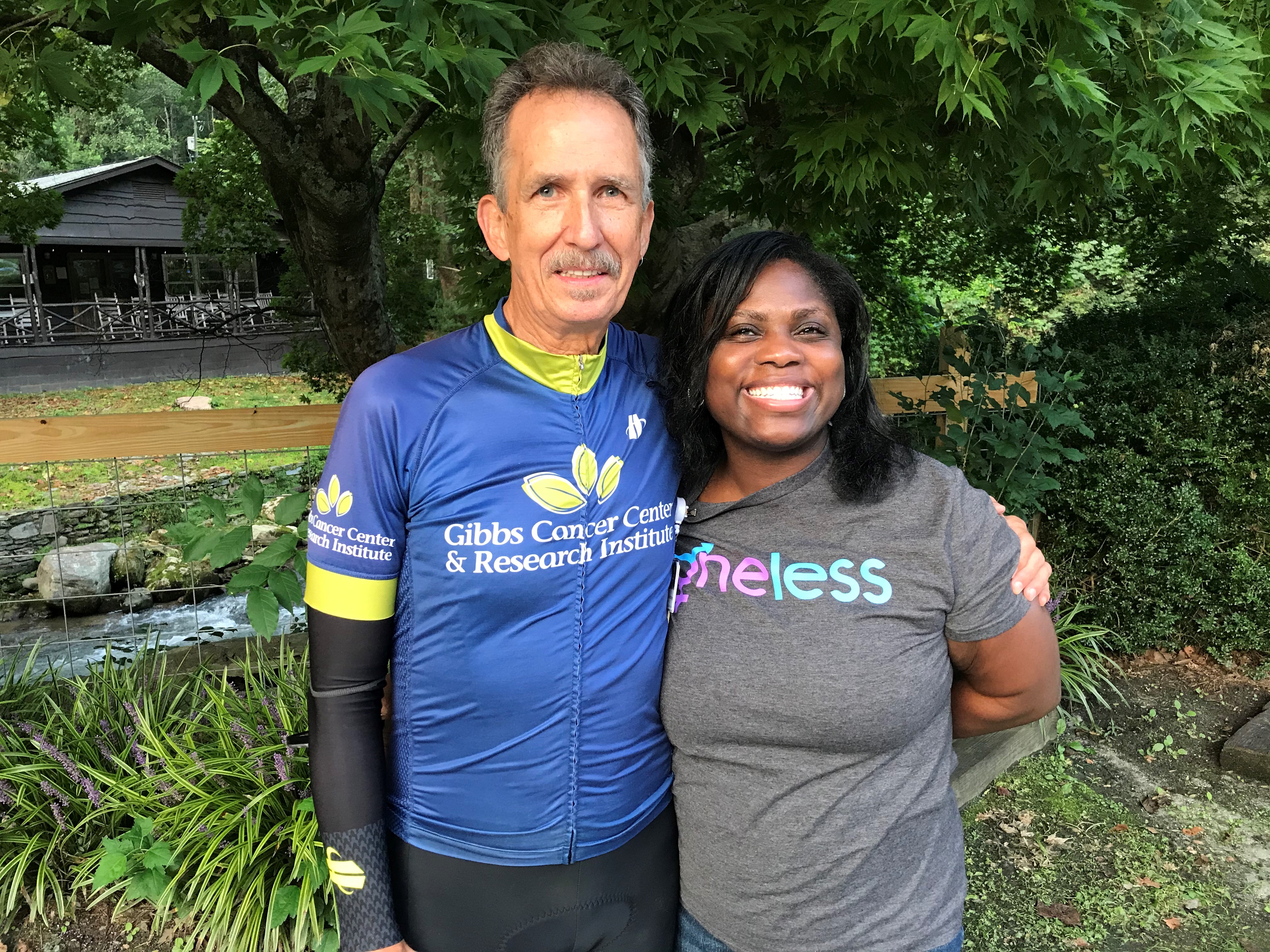 Cyclists support programs for cancer survivors